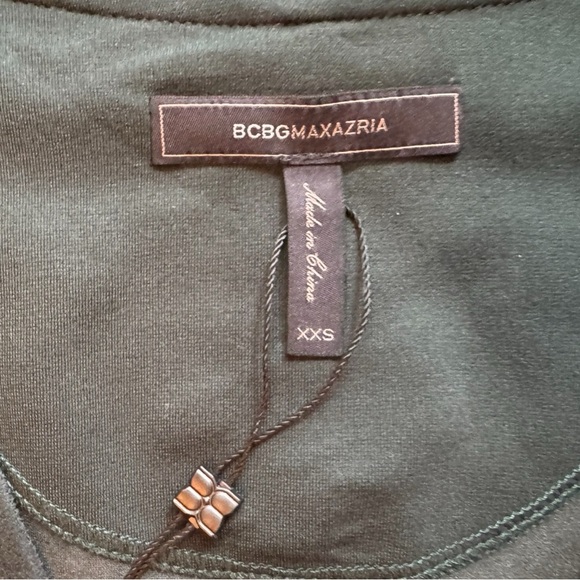 BCBGMAXAZRIA Malina Faux Suede Dress - Alpine Green - XXS - NWT - Picture 5 of 11